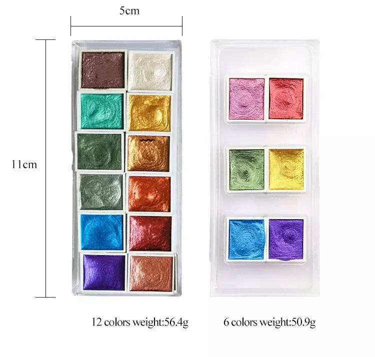 Однотонные акварельные краски, набор акварельных цветов для художественной живописи, дизайн ногтей 187