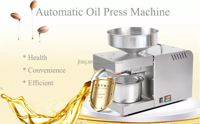 Small home use oil extractor presser olive/coconut/peanut/sunflower seeds domestic mini oil press for kitchen use