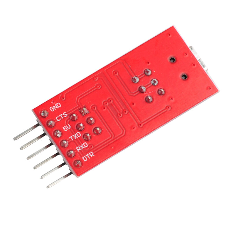 RCmall-Módulo adaptador de serie 5 piezas FT232RL FTDI Mini USB a TTL, placa adaptadora de 3,3 V 5,5 V para Arduino + Cable USB