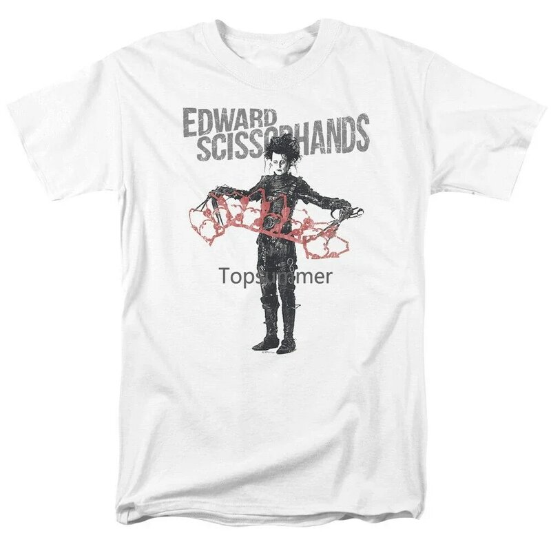 Edward Scissorhands Mostrar e Dizer Licenciado Adulto T Shirt, todos os tamanhos