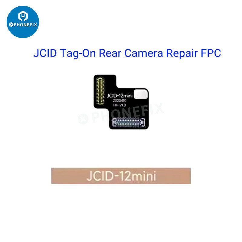 JCID Rear Camera Tag-on Repair FPC Flex Cable Wide Angle Camera Radar Read Write Module for iPhone 12 13 14 Repair No Soldering