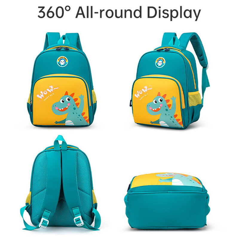 Kindergarten Backpack for Kids 3-6 Years Pink Purple Yellow Blue Cute Dinosaur Rabbit Boys Girls Back To School Bag