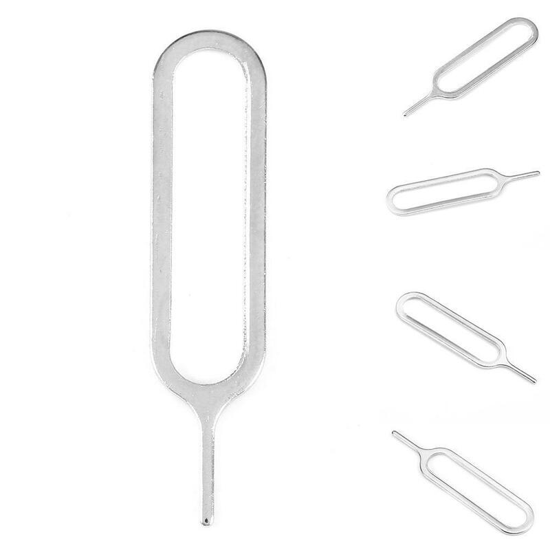 10pcs Sim Card Eject Pin Key Tool Needle SIM Card Tray Holder Eject Pin For IPhone7 6 5 For Xiaomi3 For Samsung #25