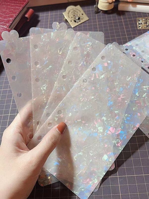 A5/A6/A7 Multicolorred Shell Pattern Loose Leaf Notebook Dividers Cute Index Seperator Diary Planner Stationary