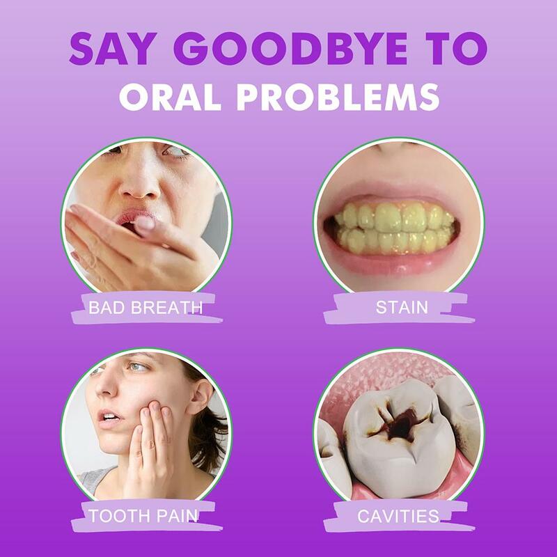 معجون أسنان لتفتيح الأسنان Sp 7 probioc ، العناية بالفم ، تجديد الأسنان ، معجون أسنان مبيض ، التنفس E6Y7 ،! g