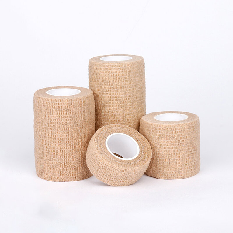 1pc Non-woven Elastic Sport Self Adhesive Bandage Wrap Tape Elastoplast For Knee Finger Ankle Palm Shoulder Support Pads