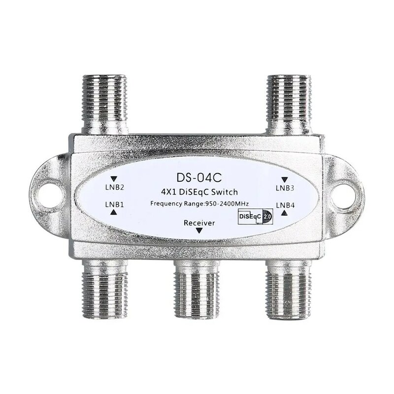 DiSEqC-Interruptor de antena de satélite para receptor de TV, interruptor LNB plano, alta calidad, 4x1, nuevo
