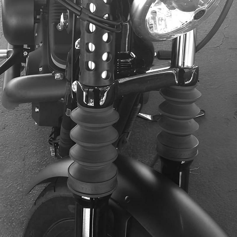 Przedni widelec motocykla gumowe getry ochraniacz na buty amortyzatorów osłona przeciwpyłowa uniwersalne przód motocykla pokrywy ochronne osłony przeciwpyłowej widelca