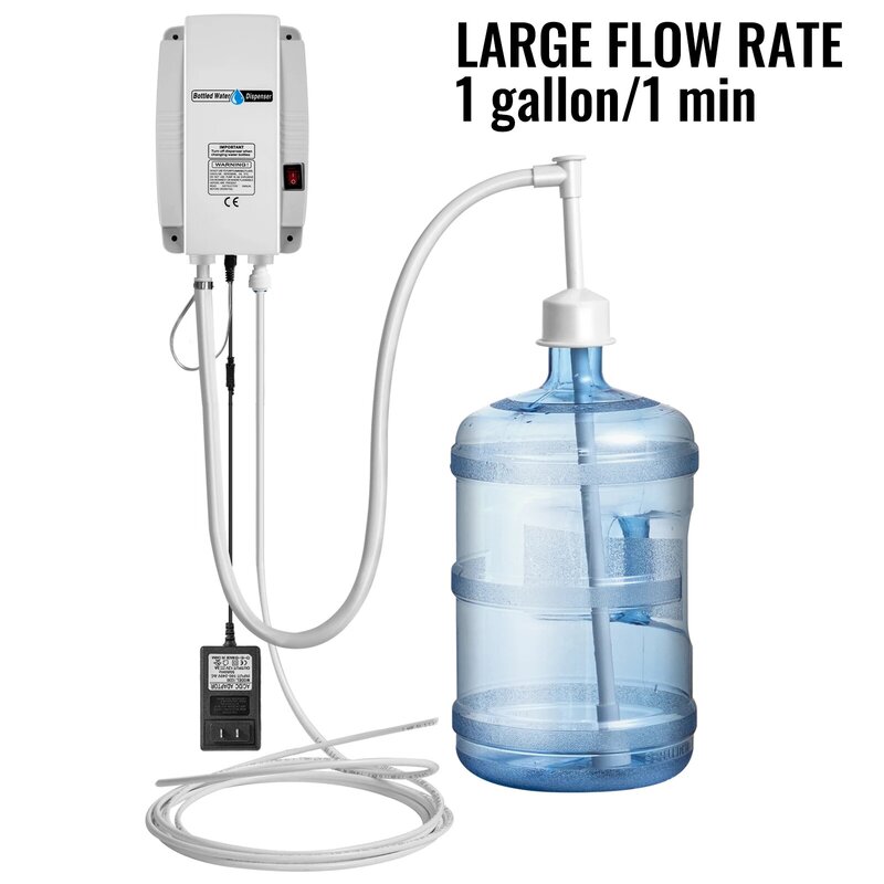 VEVOR Bottled Water Dispenser Pump System High Flow Bottled Water Pump with Single Inlet for Coffee/Tea Machines, Ice Makers