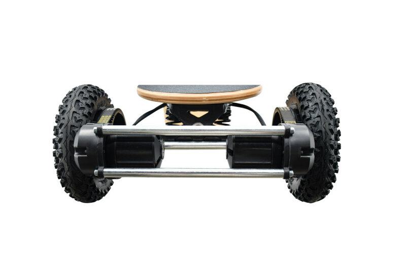 40 км/ч Электрический Лонгборд двойной мотор внедорожник Электрический скейтборд