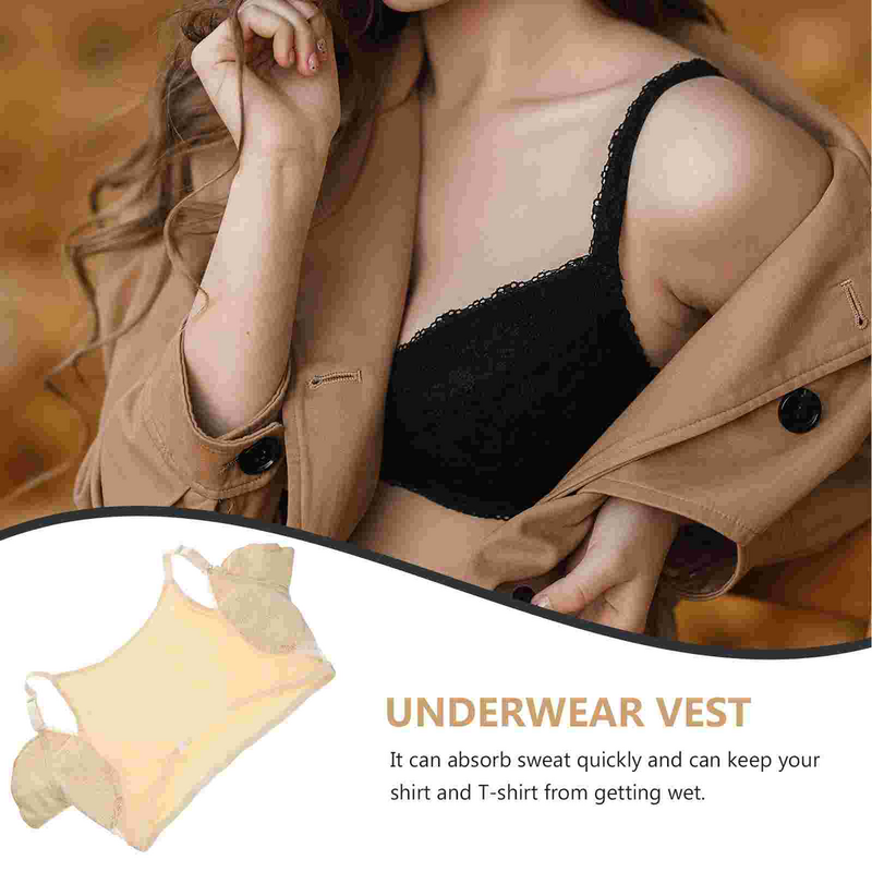 Sweat Pad Sling Axila Vest para Mulheres, Camisolas Absorventes, Acessórios de Vestuário, Shield Lingerie, Underarm Sports