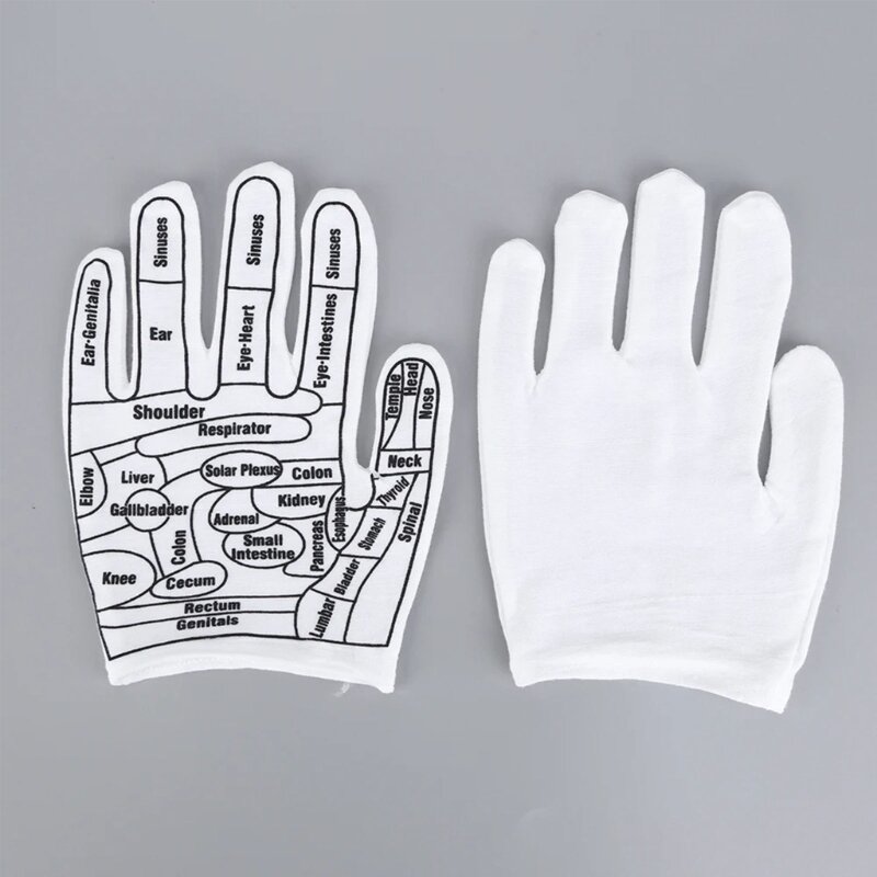 Massage Gloves Acupressure Reflexology Tool for Correct Stimulate Hand Acupoints H9ED