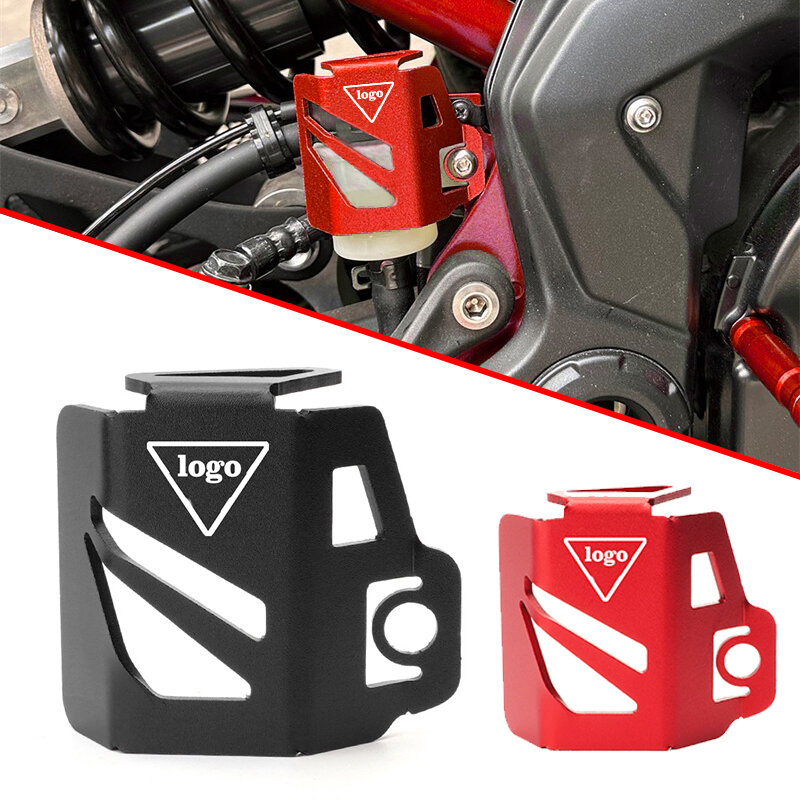 Motocicletas Oil Cup Cover Protector, Brake Traseiro Fluid Reservoir Guard, Apto para Triumph Tiger 800 XC/XR Sport 660, Trident 660