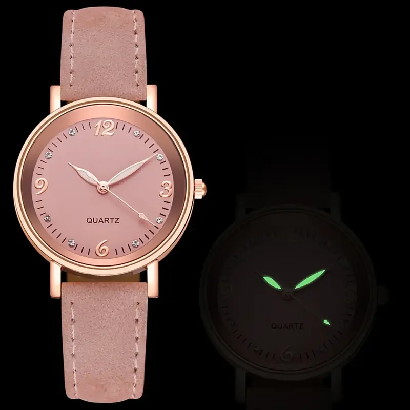 Relojes luminosos para Mujer, Reloj Digital con esfera de acero inoxidable, pulsera informal, femenino