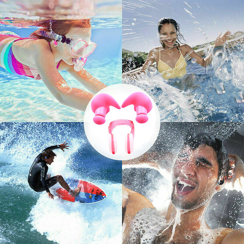 Silicone Waterproof Swimming Ear Plugs Kids Adult Anti Noise Snore Comfortable Sleeping Earplugs Sound Insulation Ear Protector