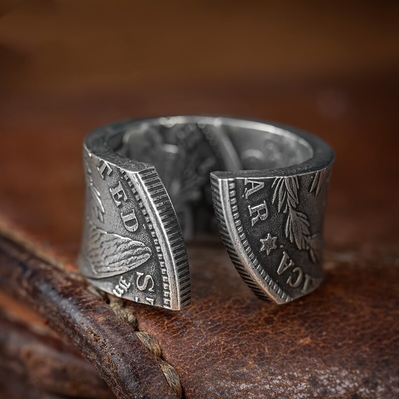 Кольцо-трансформер ручной работы, мужское Оригинальное Ретро Открытое кольцо, женское властное серебряное кольцо, тренд