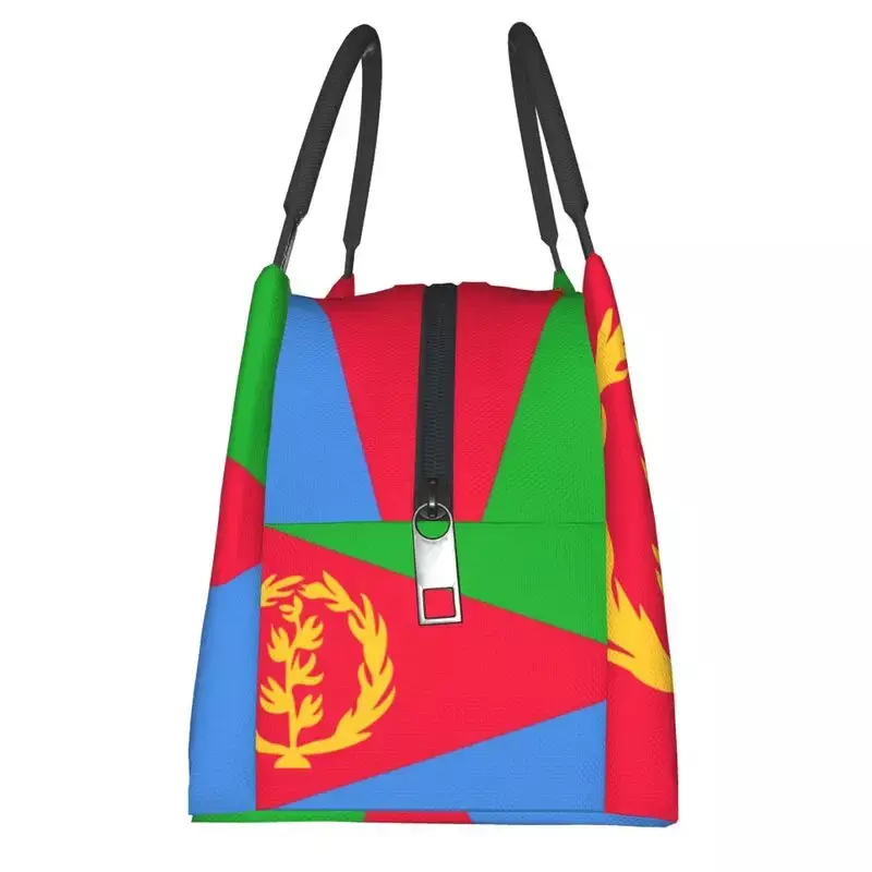 Портативный Ланч-бокс с флагом Эритреи, женский многофункциональный охладитель, Термоизолированный Ланч-бокс для еды, контейнер для путешествий, работы, пиник