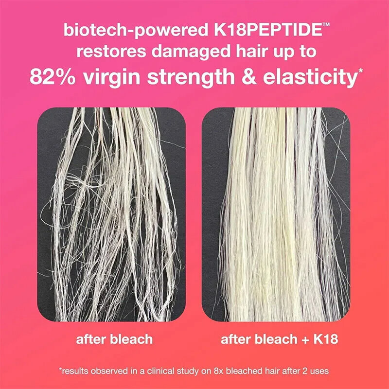 Mascarilla K18 Original para reparar el cabello, tratamiento para reparar el cabello seco o dañado, 4 minutos para invertir el cabello, acondicionador Damag