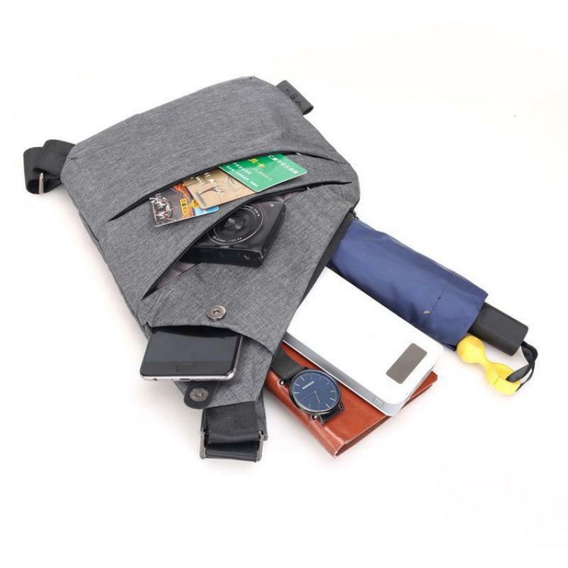 New Multifunction Chest Bags Anti Theft Single Crossobdy Bags for Men Waterproof Male Cross Body Messenger Bag Fanny Pack Sac