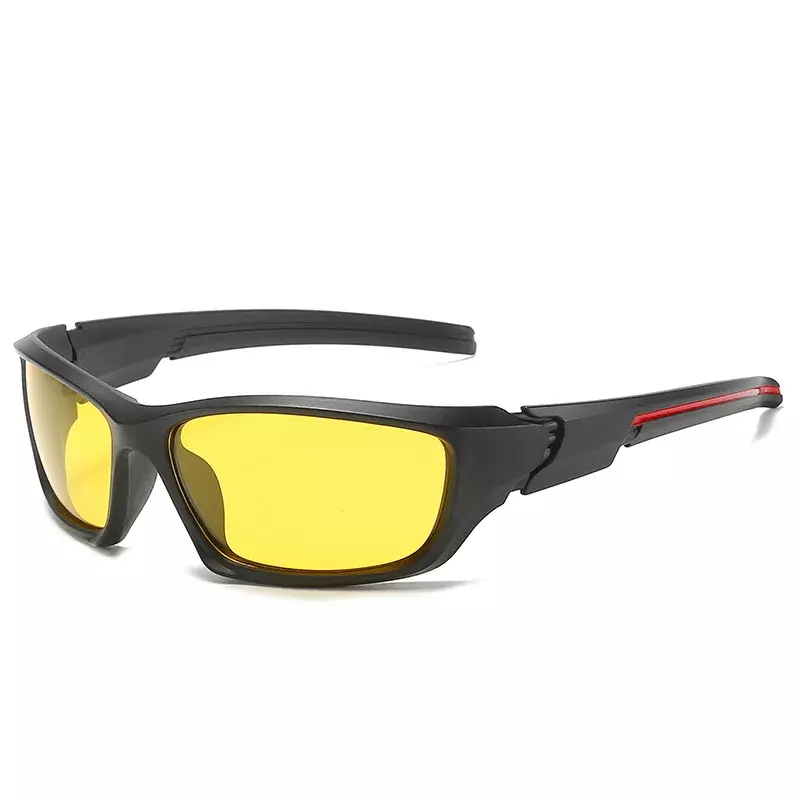 Kacamata hitam terpolarisasi pria, lensa mata merek mewah desainer Vintage, berkendara Shadow UV400 2024
