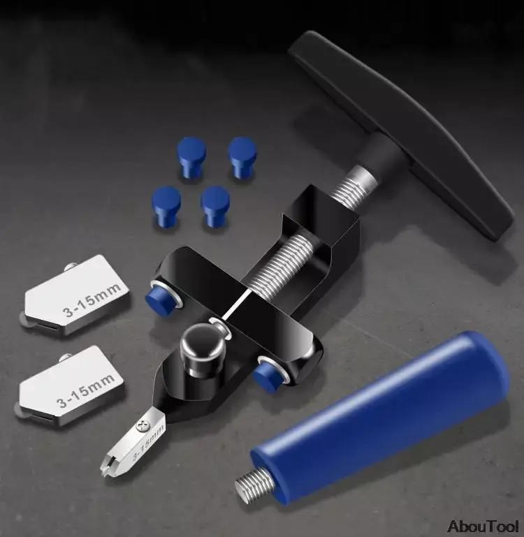 Set di tagliapiastrelle in vetroceramica 2 in1 con ruota a coltello rullo diamantato in vetro macchina da taglio professionale apriscatole utensili manuali