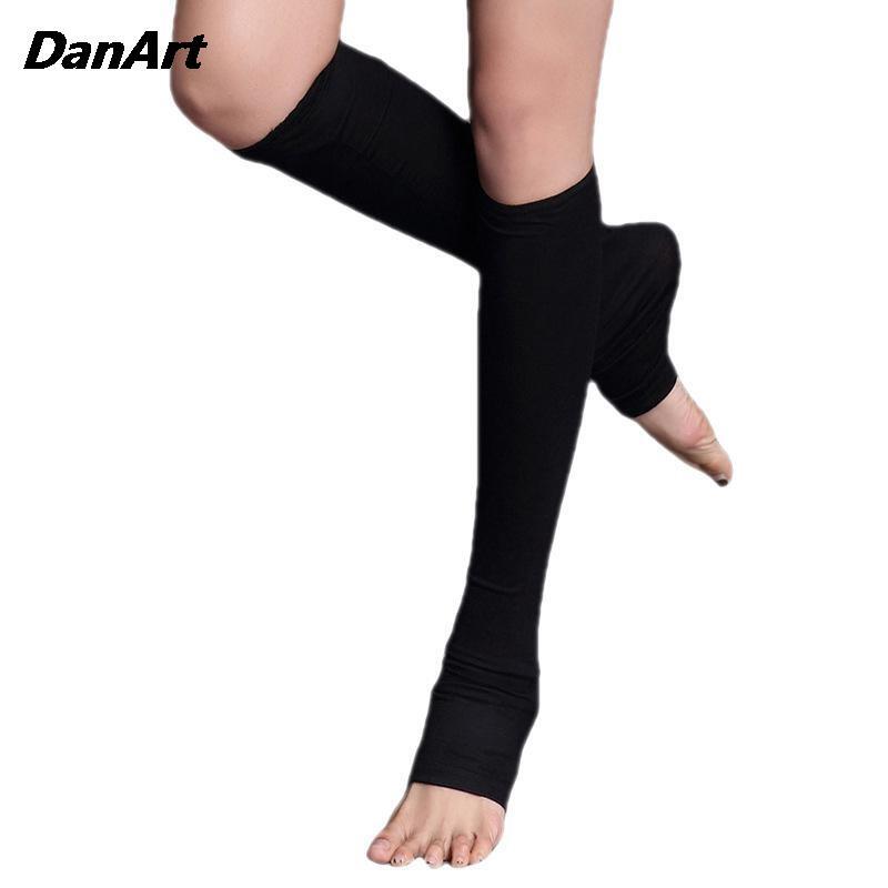 Yoga Training Suit Matching Socks para Mulheres, Meias Femininas, Fitness, Dança, Exercício, Seção Longa, Tricô, Caminhada, Aquecedores de Pernas