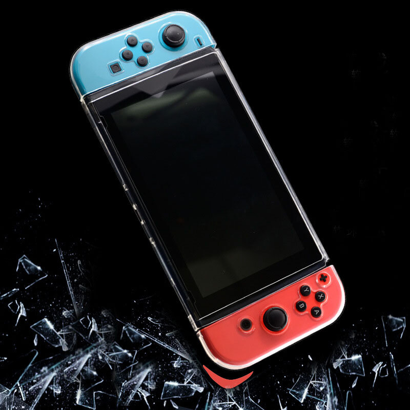 Transparante Tpu Soft Case Joycon Beschermende Shell Cover Voor Nintendo Switch Oled Console Ns Vreugde-Con Crystal Back Volledige protector