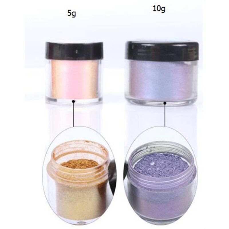 Color Shifting Pigment Powder Pearl Mica Powder for Jewelry Art DIY 5g/10g