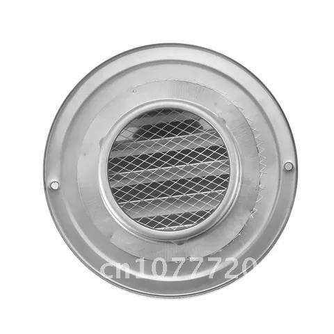 Круглая вентиляционная решетка из нержавеющей стали диаметром 77/100 мм с фланцем для циркуляции воздуха внутри и вне помещений