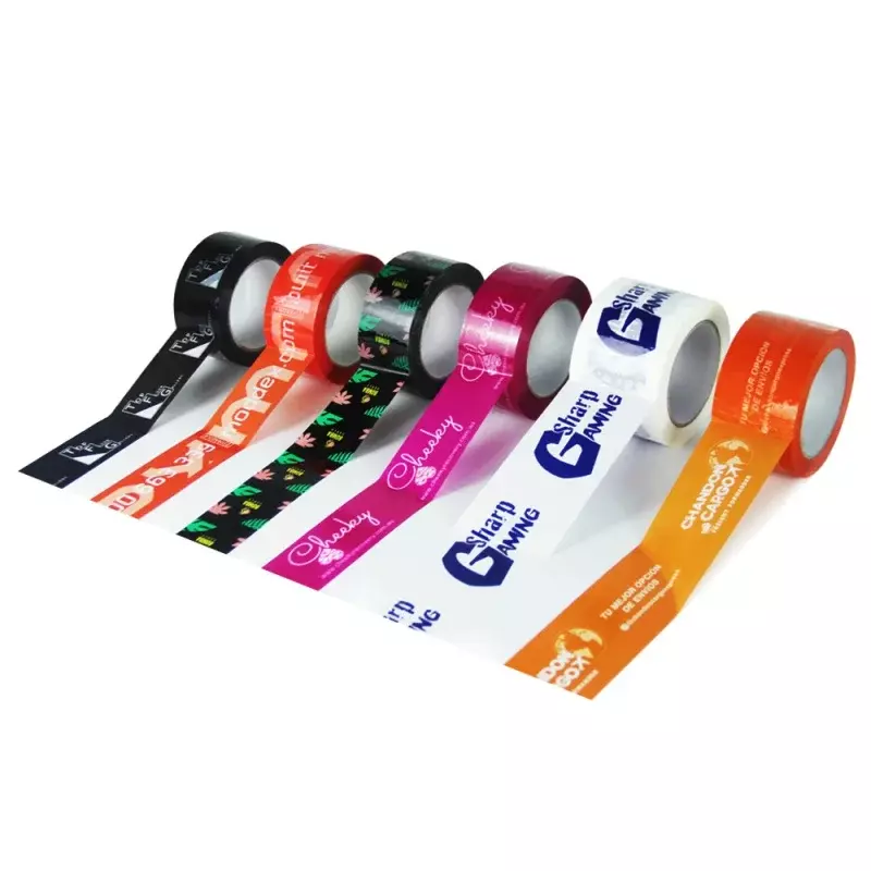 Bopp embalagem fita adesiva, adequado para embalagem de transporte, plástico, logotipo personalizado, personalizado, cor, produto personalizado