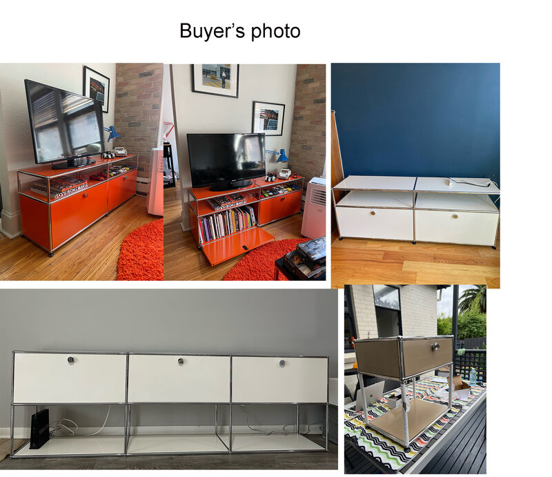 Módulo de Aço Inoxidável Modular Storage Shelf, DIY Móveis, Haller Sideboard, Tamanho Personalizado, Night Stand Cabinet, Uso Doméstico