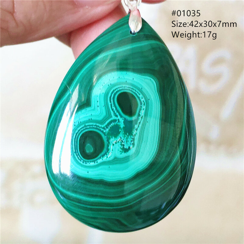 Натуральный Зеленый Малахит хризоколла, кулон, драгоценный камень для женщин и мужчин, ювелирные изделия, ожерелье из Малахита, кулон AAAAAA