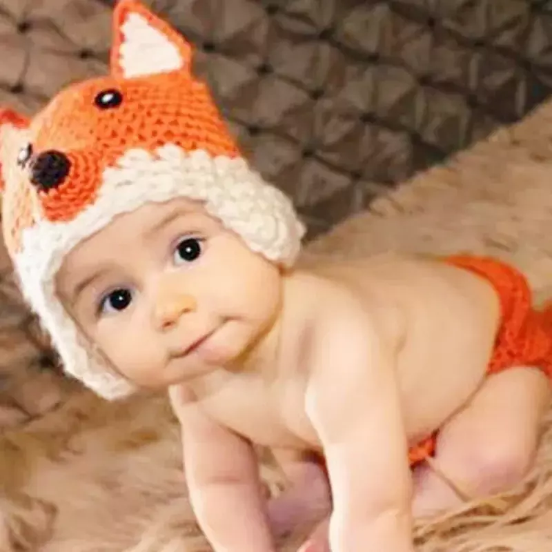 30ประเภทภาพเด็กทารก Props การ์ตูน Fox การถ่ายภาพทารกแรกเกิดอุปกรณ์เสริมฮาโลวีนเครื่องแต่งกายทารกแรกเกิดอุปกรณ์ประกอบฉากการถ่ายภาพ