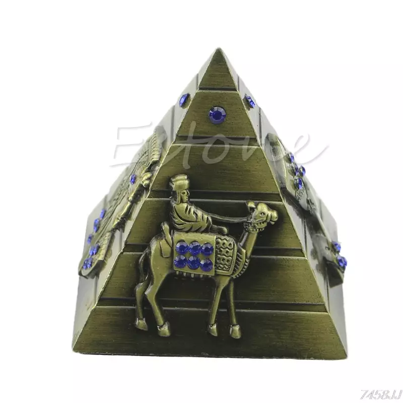Egyptische Farao Home Decoratieve Avatar Kameel Metalen Piramides Antieke Heilige Tafel Kruis Jezus Christus Relikwieën