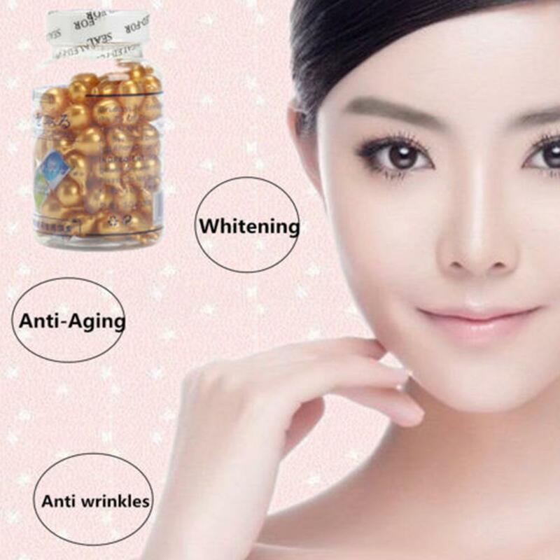 90 pezzi di capsule di vitamina E siero sbiancante per la pelle del viso siero antirughe antietà per il trattamento degli occhi del viso idratante per la pelle