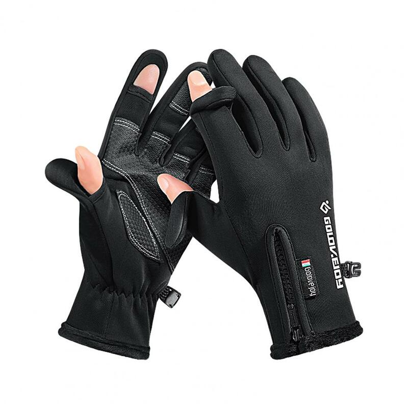 Guantes de moda repelentes al agua, guantes Unisex gruesos de alta elasticidad para adultos