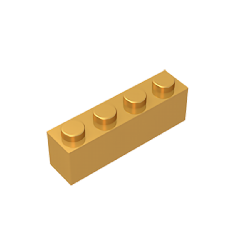 Gobricks 10Psc Bricks 3010 MOC Bricks 1x4 Compatible With Brand Part For Building Blocks Parts DIY Educational Parts Kids Toys