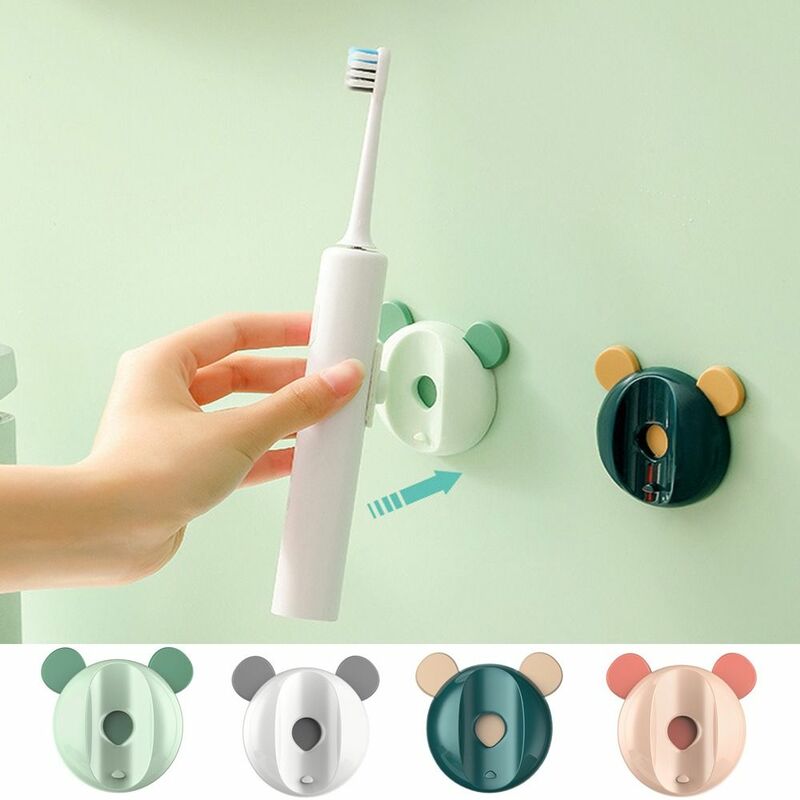 Punch-Free Magnetic Electric Toothbrush Holder Wall-mounted Plasric Toothbrush Bracket Self Adhesive Waterproof