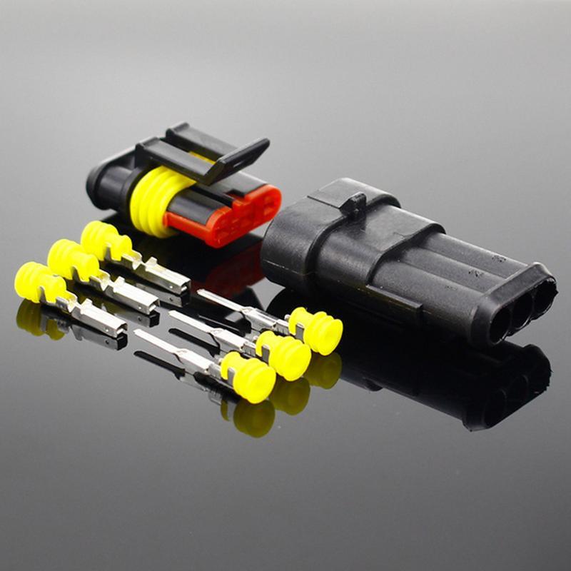 5set Kit 2 Pin 1/2/3/4/5/6 Pin Way AMP Super Seal connettore per cavo elettrico impermeabile spina per connettore impermeabile per auto
