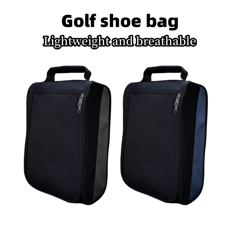 Сумка для обуви для гольфа, сумка для обуви, мужская и женская дышащая сетчатая сумка для обуви, легкая искусственная кожа, дорожная сумка для хранения в гольф