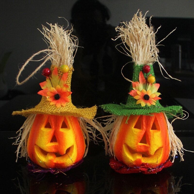 Hollow Out Foam Pumpkin Lantern, Iluminado Light Up Props, Halloween Party Supplies