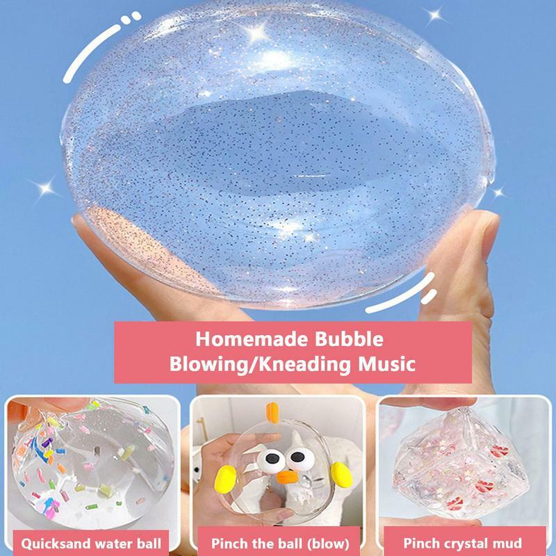 Multipurpose Nano Tape For DIY Craft Children Pinch Toy Making Blowing Bubble Sticky Traceless Nano Tape Clear Double-side Tape