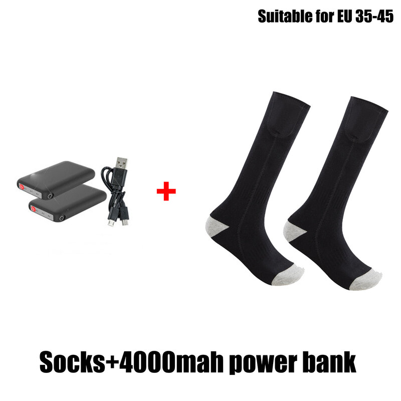 Electric Heated Socks for Men and Women, Rapid Heating, Comfortable, Motorcycle, Cycling, Outdoor Sport, Winter