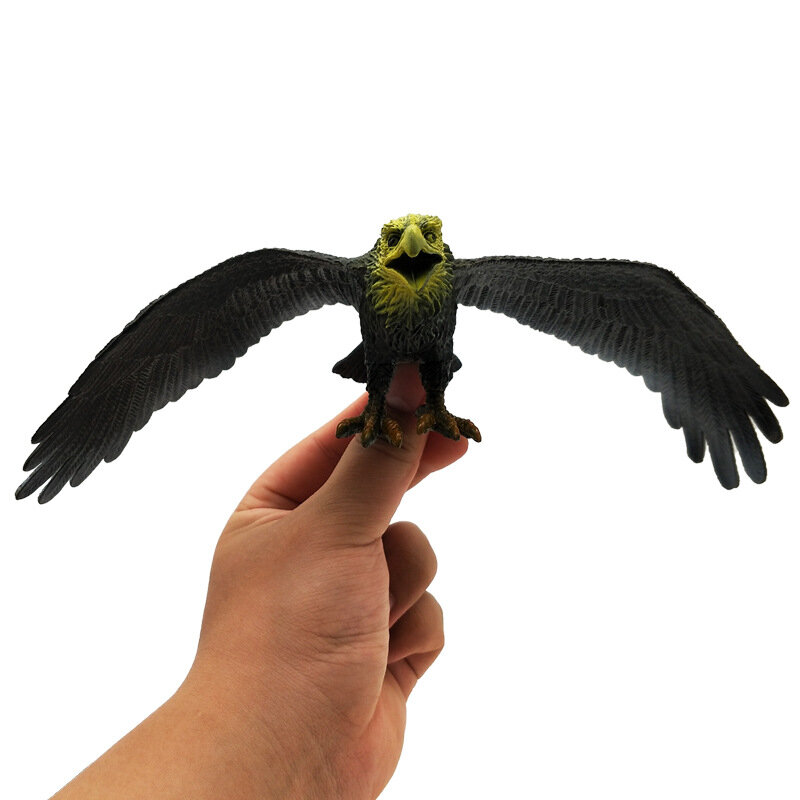 Имитация орла ПВХ Лес Животные бионические игрушки большая птица пластиковая модель украшение реквизит розыгрыш ребенок Забавный подарок детские игрушки