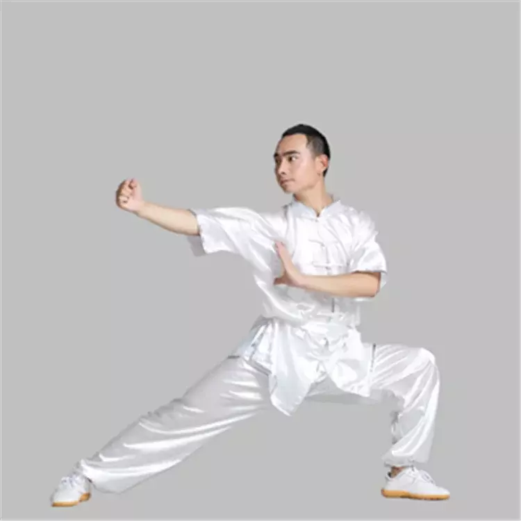 Uniforme de la chapelle Tai chinoise ShaCristKung Fu, vêtements de Wushu, costume d'art martial trempé, Wing Chun, représentation sur scène