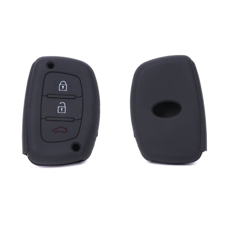 Silicone Car for Key for Case Cover 3 Buttons For Hyundai IX25 IX35 Creta