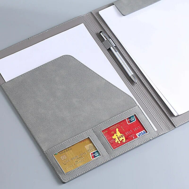 Папка-портфель из кожи А4 для деловых и руководителей, портфель с магнитной застежкой для документов, органайзер для офиса