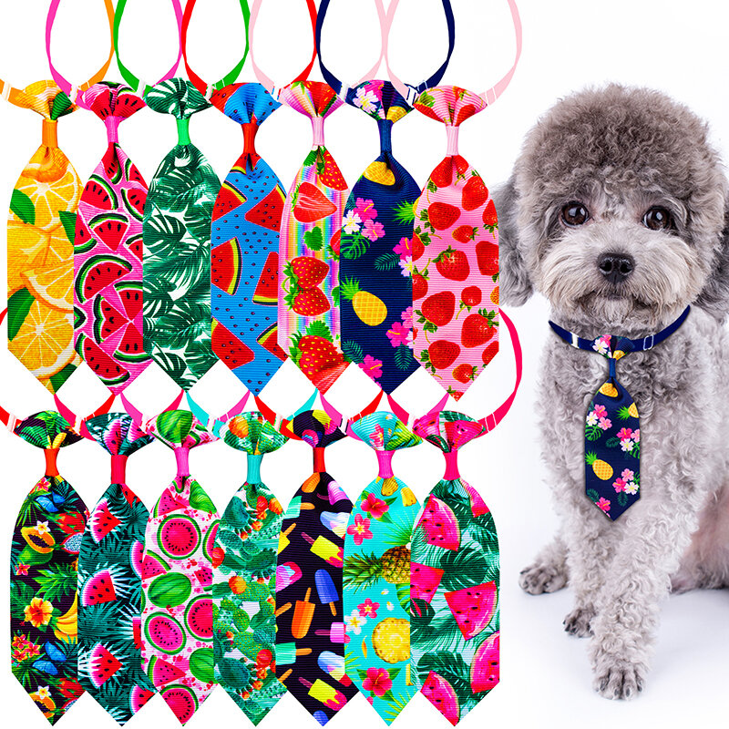 Аксессуары для маленьких собак, 50/100 шт., галстук-бабочка для летней собаки, аксессуары для волос для маленьких собак, галстуки для собак, уход за маленькими собаками