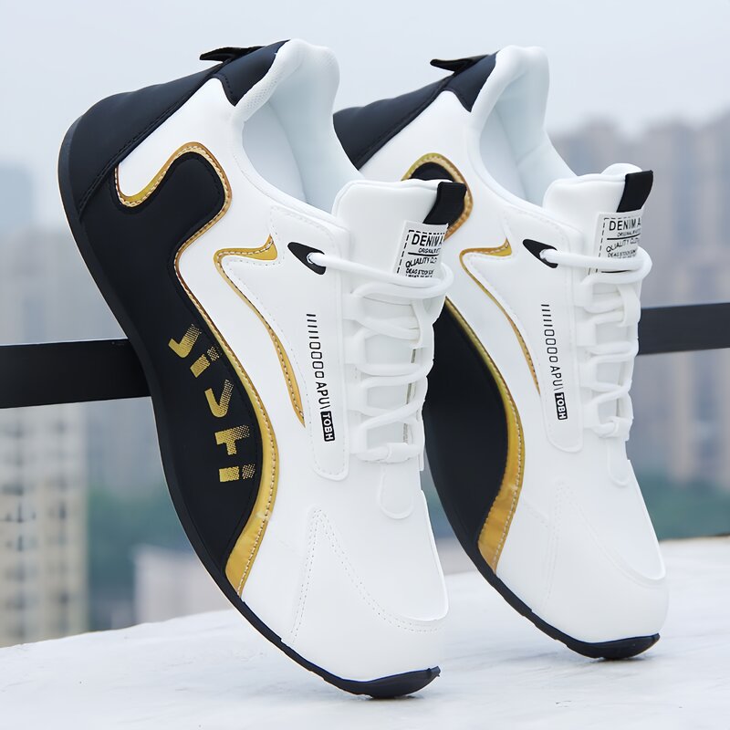 Men's shoes spring and autumn new leather casual sports shoes fashion high-grade travel shoes trend all match shoes men