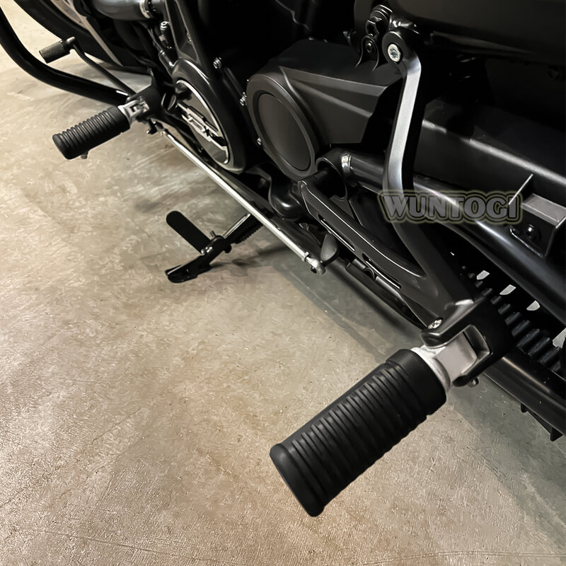 รถจักรยานยนต์ท่อไอเสียยามความร้อนสำหรับ Sportster S 1250 RH1250 RH 1250 21-22ผู้โดยสารเท้า Peg Extension สนับสนุน